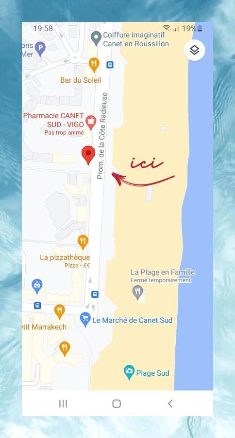 Studio Cozy En Bord De Plage Avec Vue Mer Et Wifi カネ エクステリア 写真